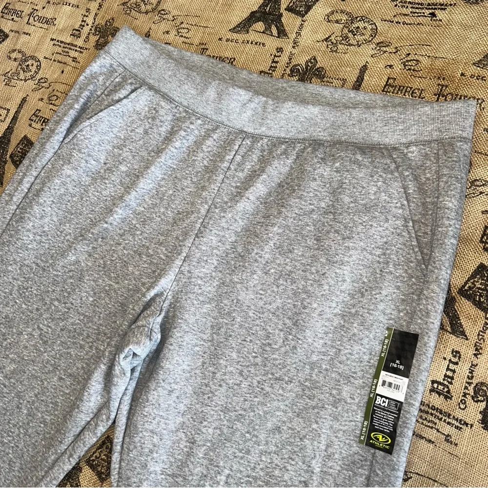 Athletic Works Women'S Grey Fleece Sweatpants Size Xl (16-18) - Picture 9 of 17